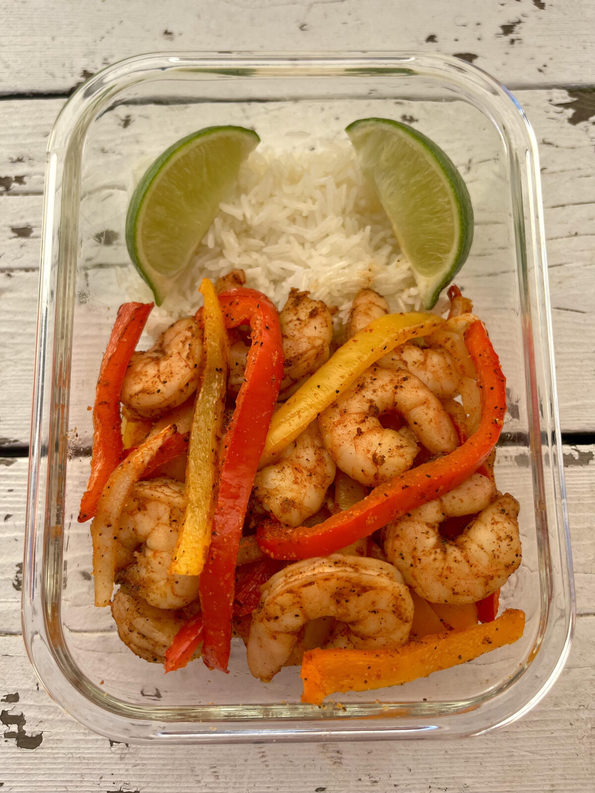 Fajita Shrimp Bowls