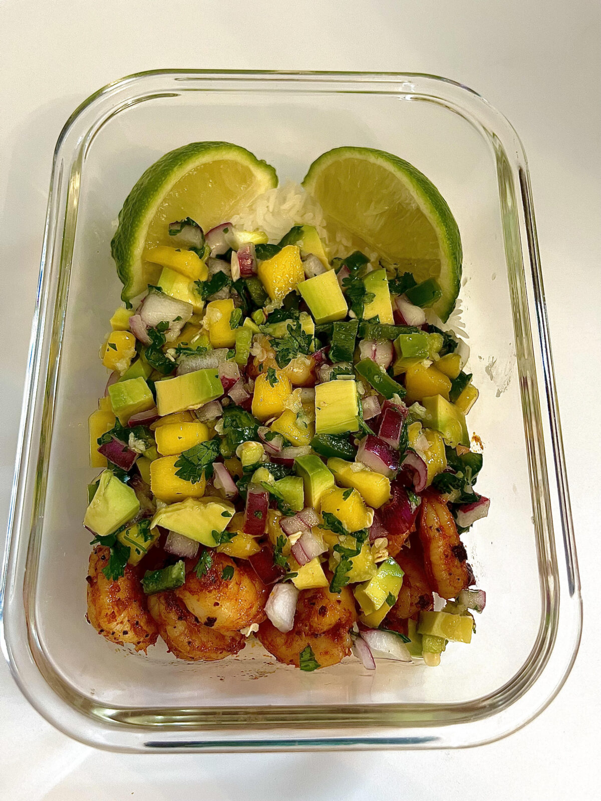 Shrimp with Mango Salsa