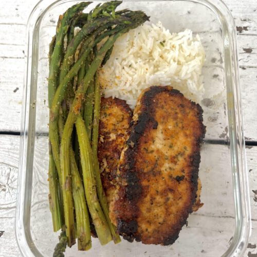 parm crusted porkchops
