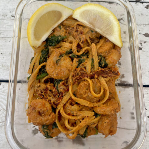 sun dried tomato shrimp linguine