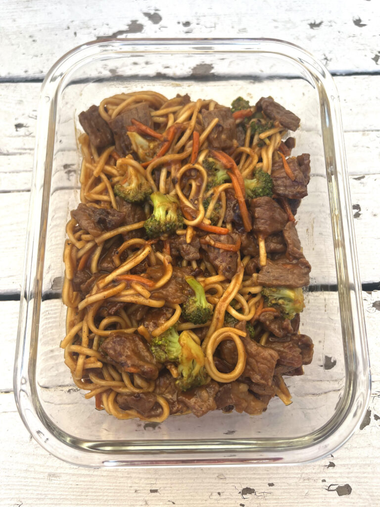 beef lo mein