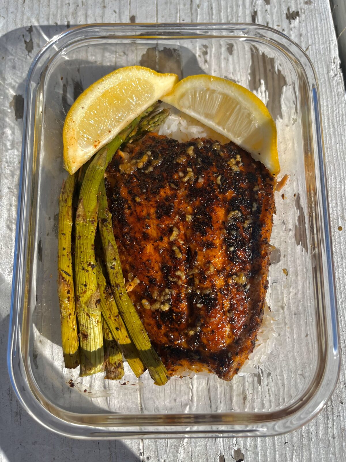 Honey Butter Cajun Salmon