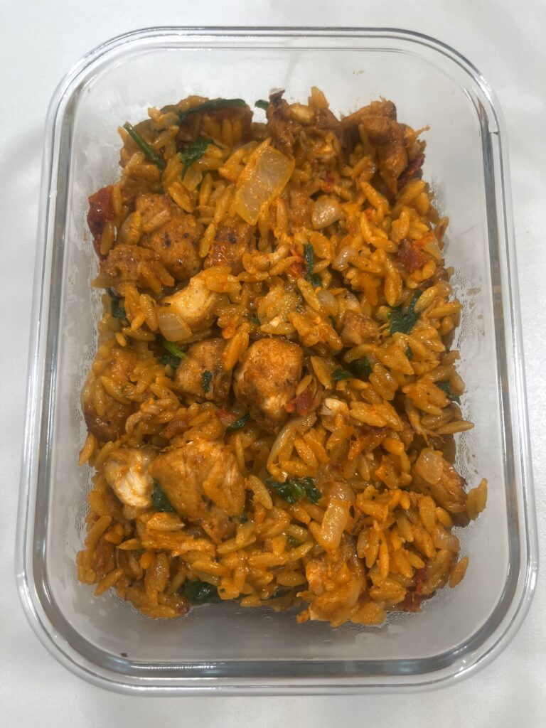sdt cajun chicken orzo