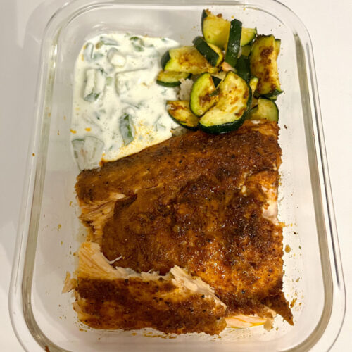 baked tandoori salmon