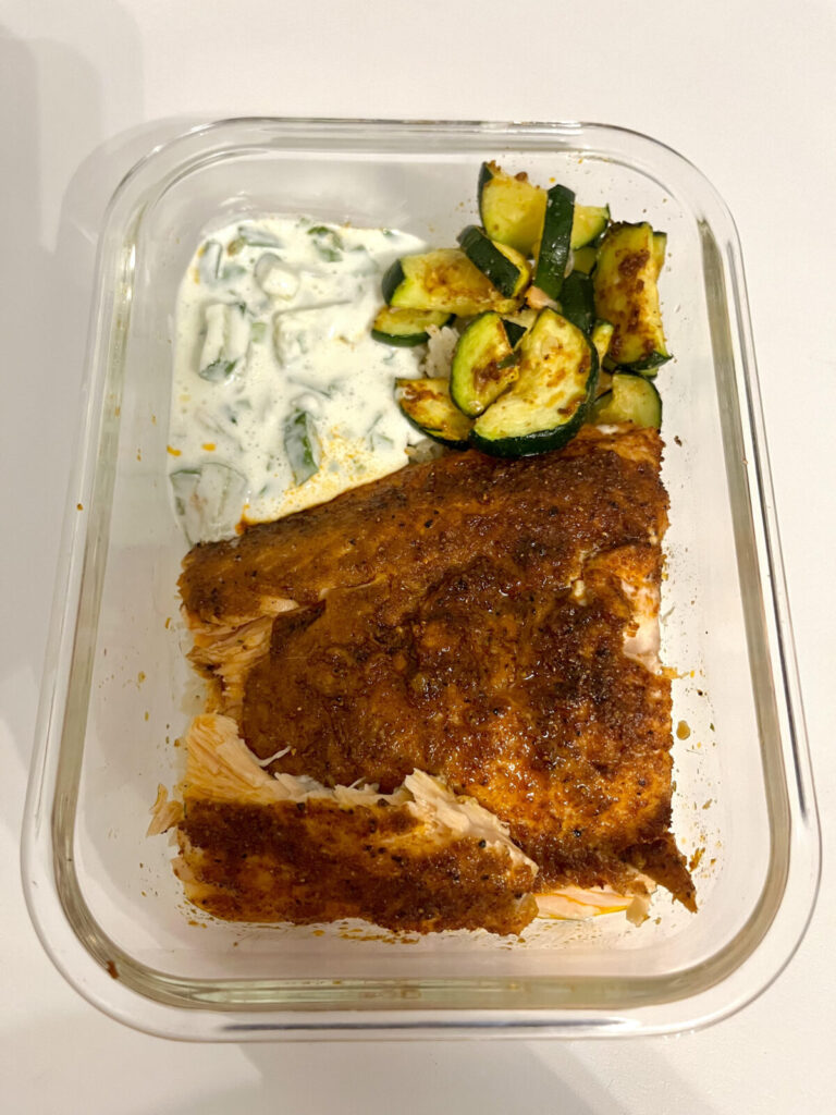 baked tandoori salmon