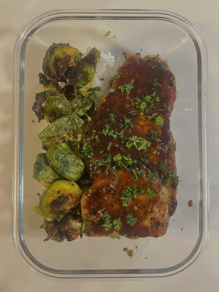 garlic balsamic pork chops
