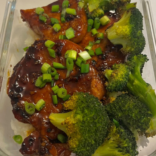 sweet spicy pork chops