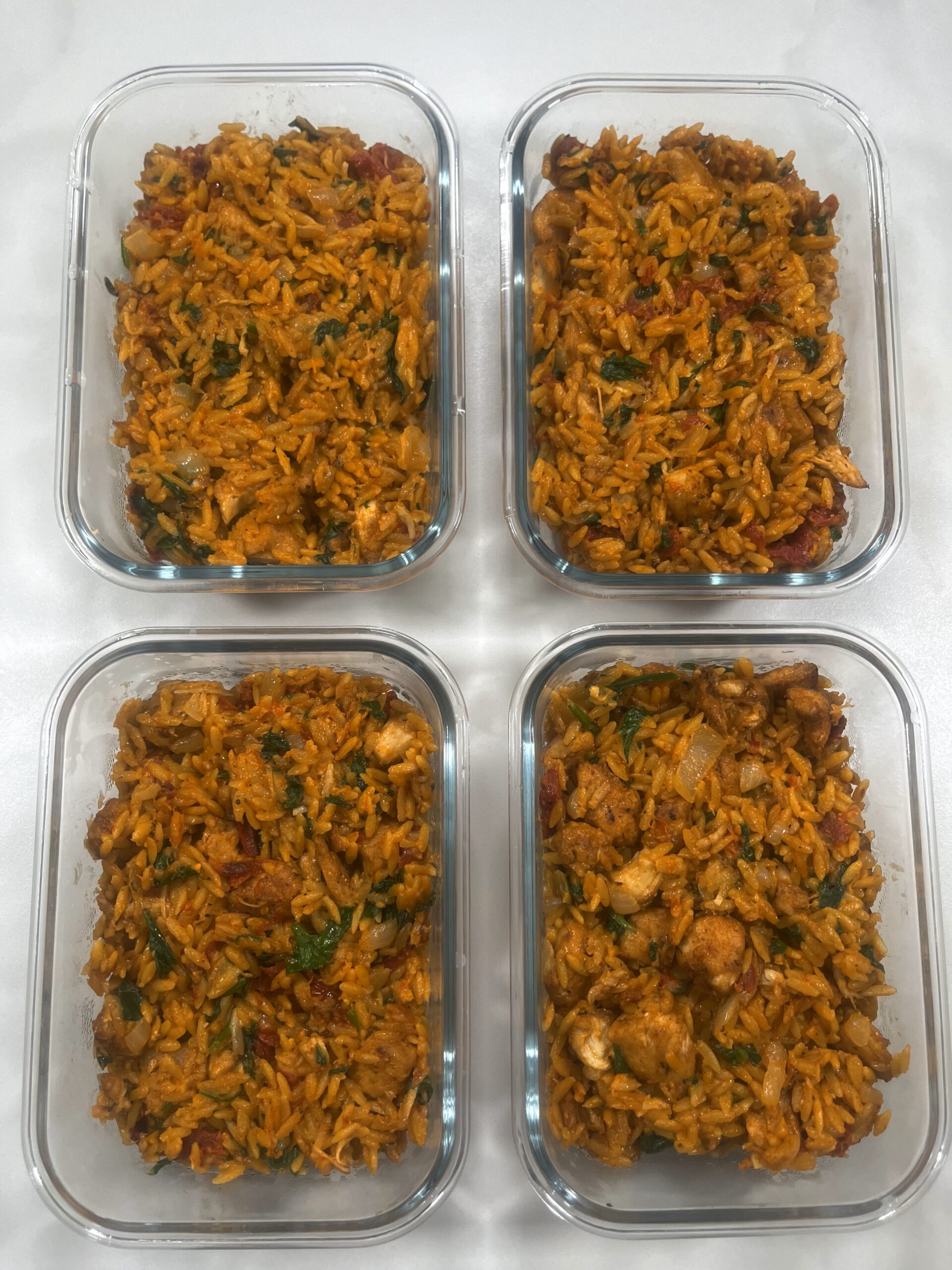 Cajun Chicken Orzo Pinterest image