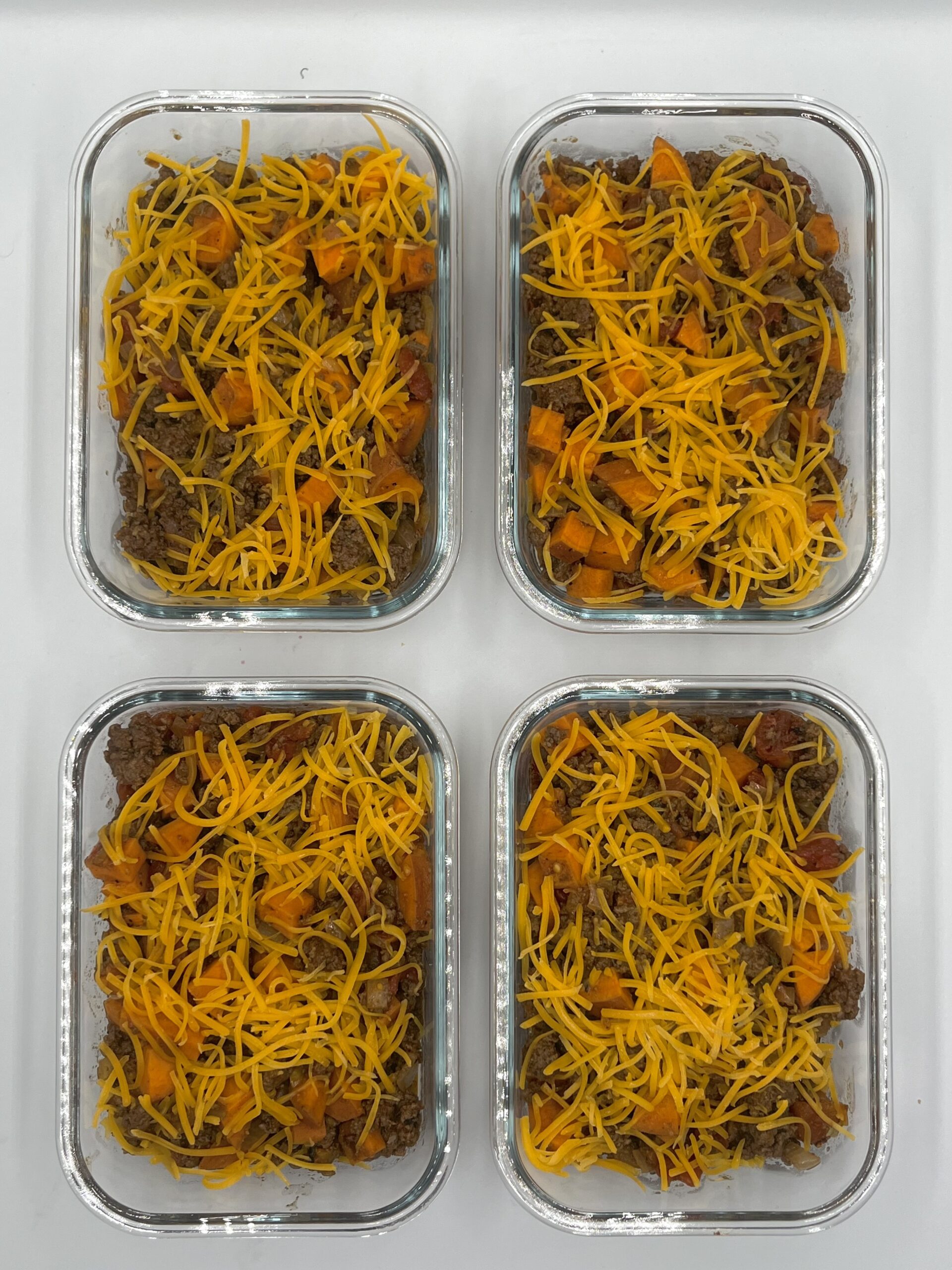 Southwest Beef & Sweet Potato Skillet Pinterest image